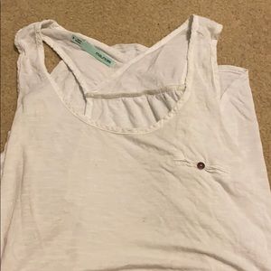 white tank top
